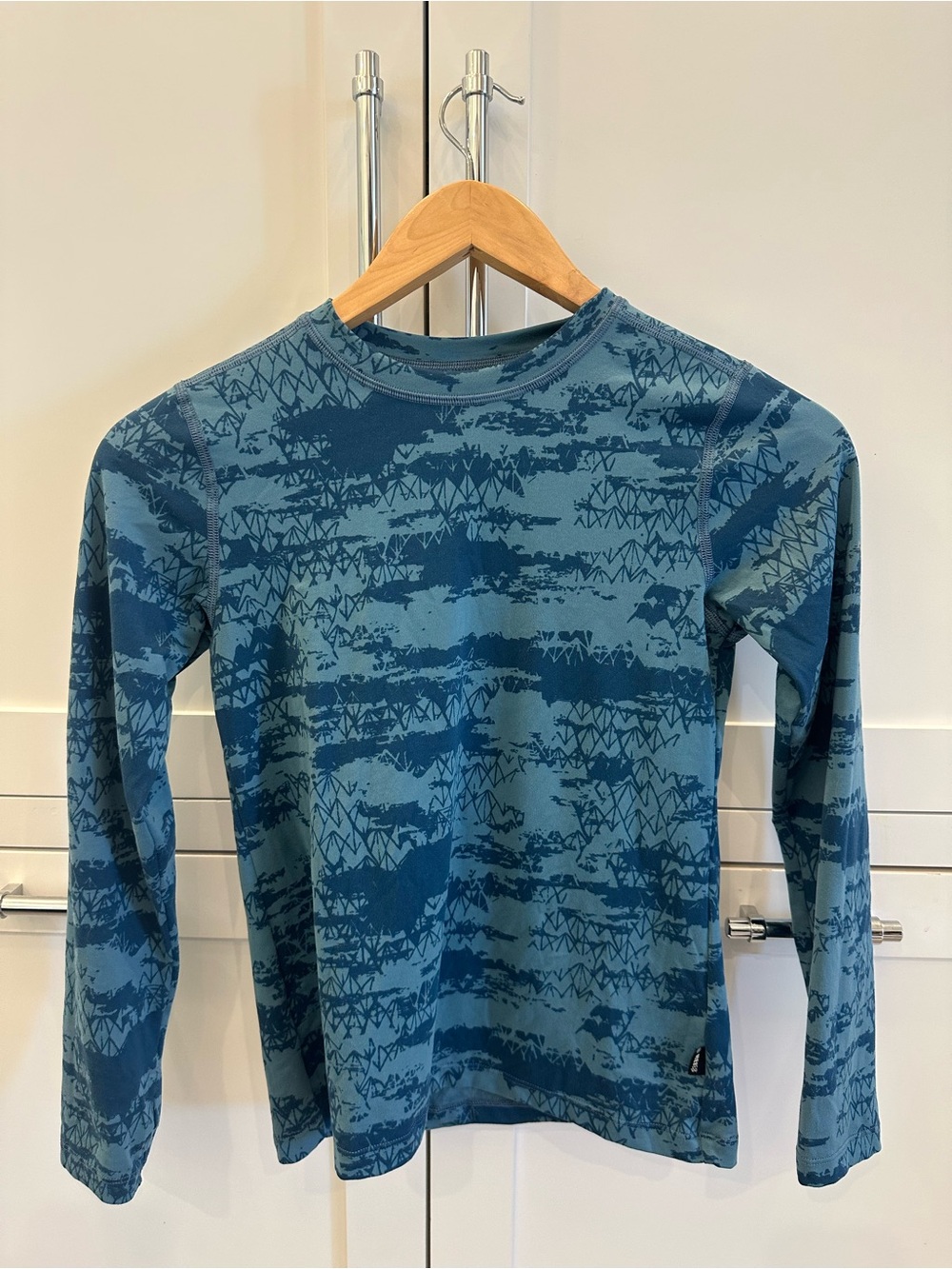 REI Co-op youth midweight thermal base layer set - Size Youth Medium 10-12. Blue